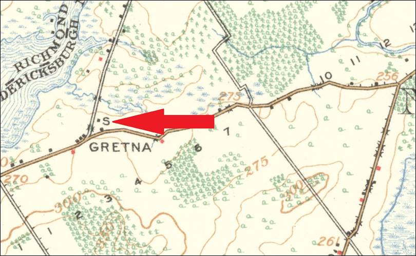 1923 Map SS11 Gretna