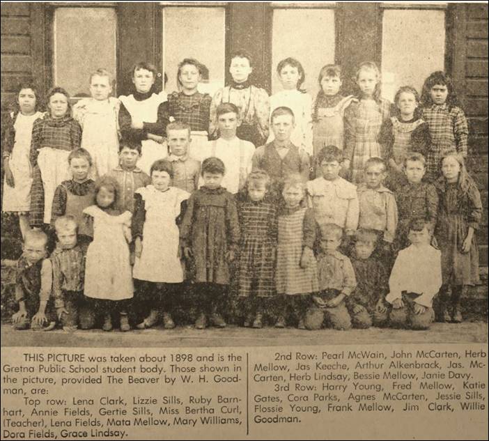Gretna School 1898 ed