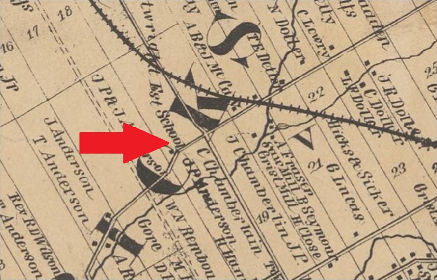 1860 NF Map School L18 or 19 C5 Original