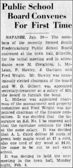 1940 Jan 26 Whig SF School Board First Meeting